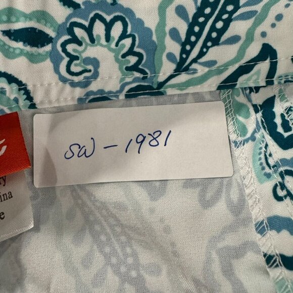 Ripskirt Wrap Skirt Cover Up Womens XL Sea Glass Floral Paisley NWT SW-1981 - Picture 2 of 11